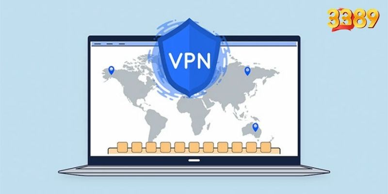 Bật VPN nếu trang web bị chặn