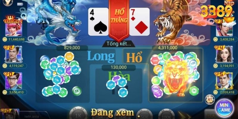 Cược Rồng Hổ cực đơn giản