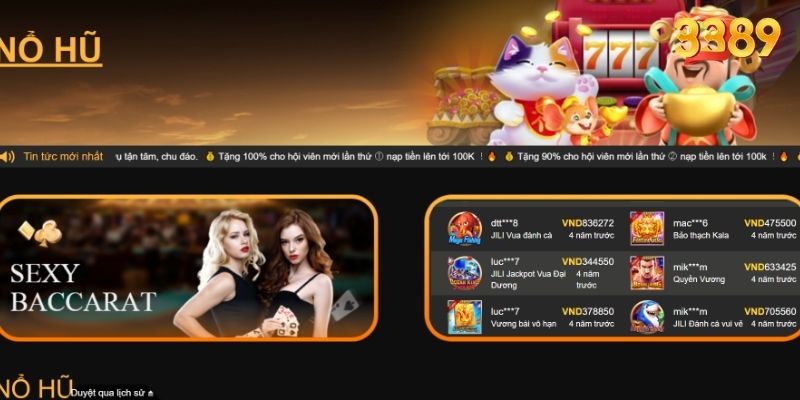 Nổ hũ 3389 cực chiến với cơ hội đổi đời