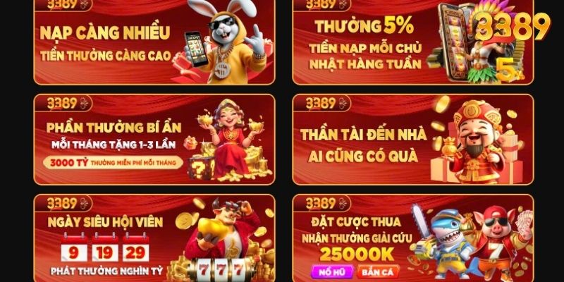 Thưởng hội viên cũ tặng lên tới 3389K